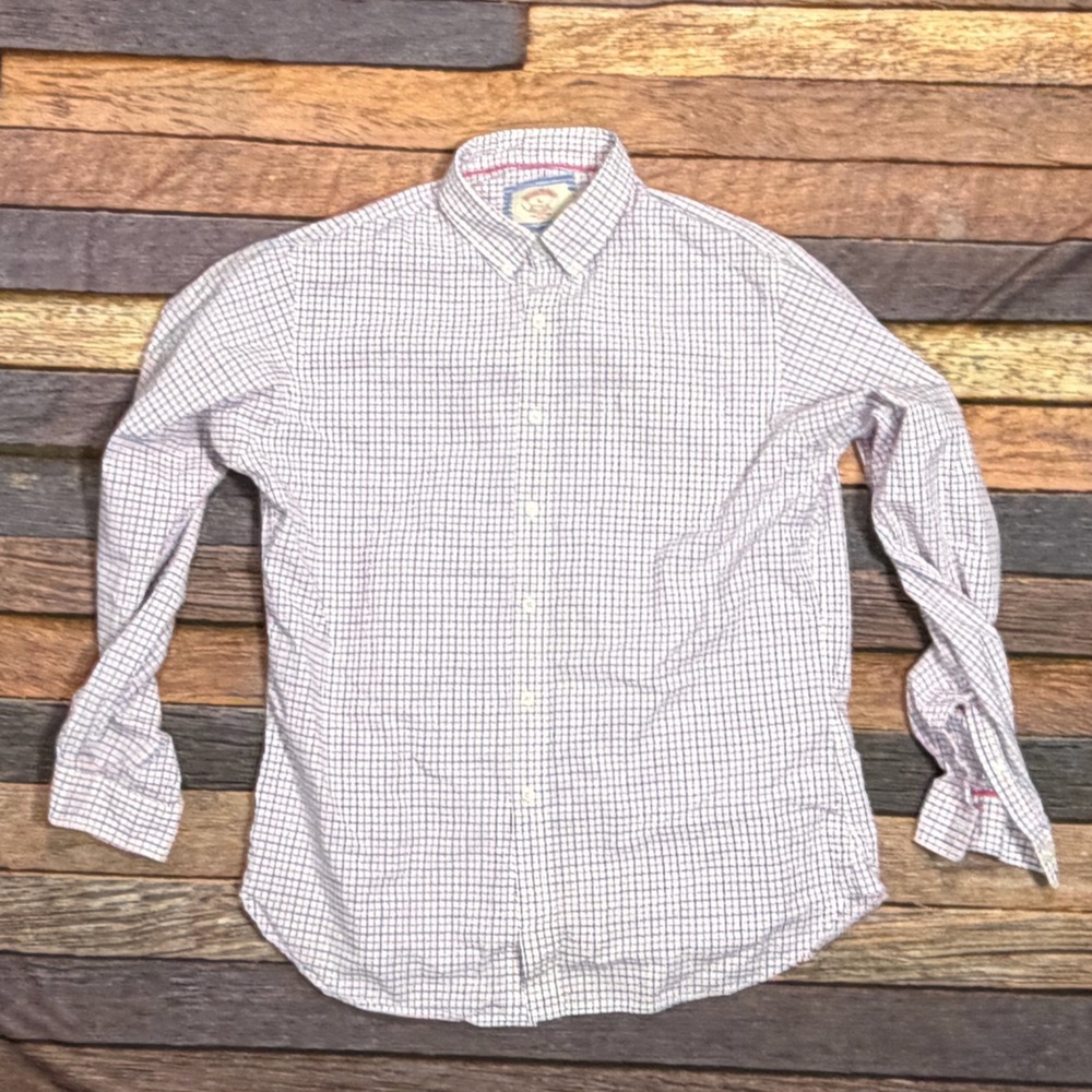 Brooks Brothers Red Fleece Check Button Down Long Sleeve Shirt